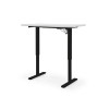 Desk B/54 top - white, frame - black
