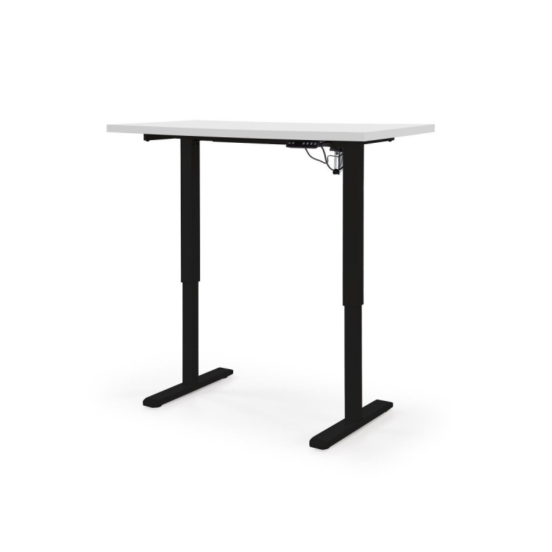 Desk B/54 top - white, frame - black