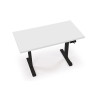 Desk B/54 top - white, frame - black