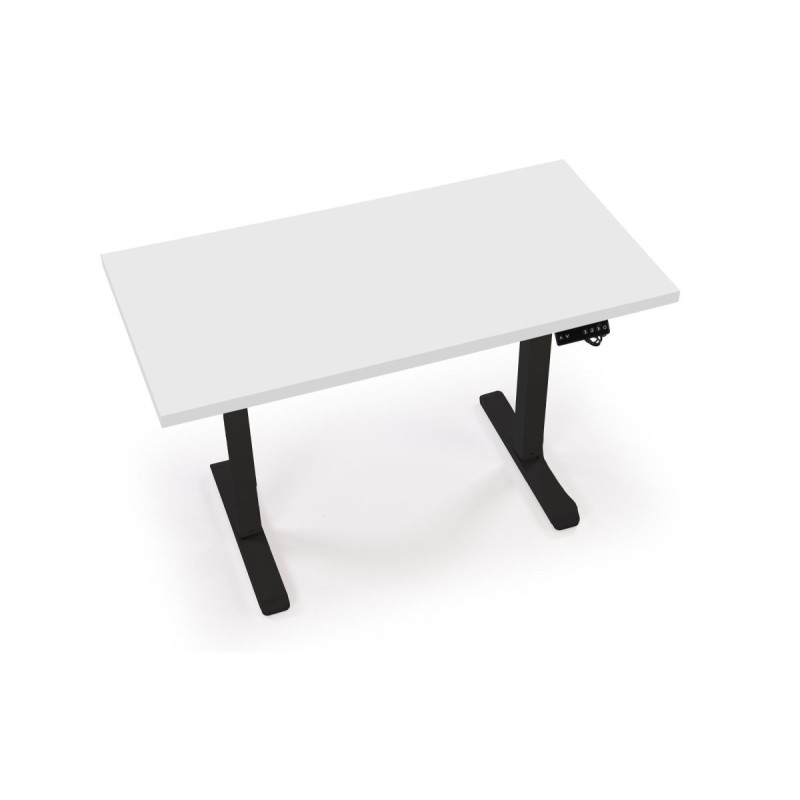 Desk B/54 top - white, frame - black