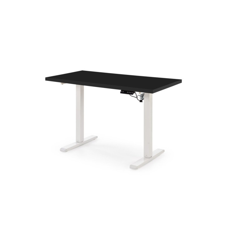 Kirjutuslaud B / 54 pealispind - must, raam - valge