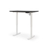 Kirjutuslaud B / 54 pealispind - must, raam - valge