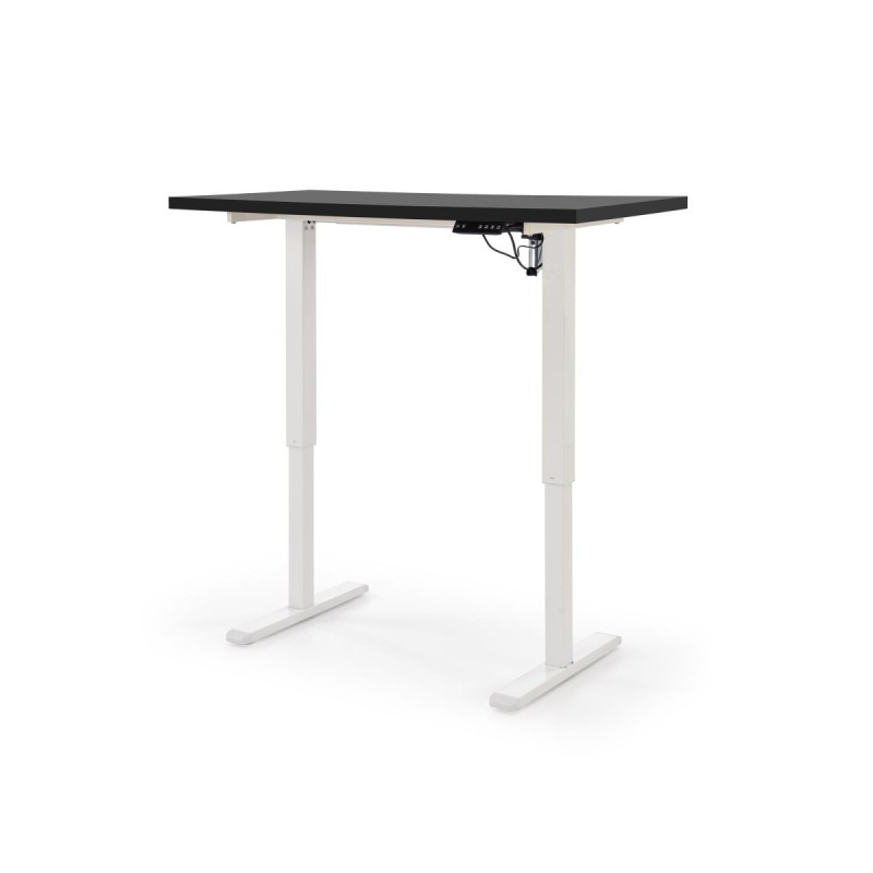 Kirjutuslaud B / 54 pealispind - must, raam - valge