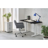 Kirjutuslaud B / 54 pealispind - must, raam - valge