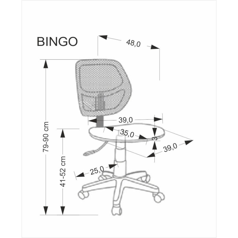 Office chair BINGO black