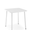 Outdoor table square BOSCO white
