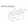 Õuelaud BOSCO must