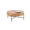 Diivanilaud BROKLYN naturaalne tamm / must | ZIP.HOME