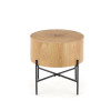 Diivanilaud BROOKLYN-S naturaalne tamm / must | ZIP.HOME