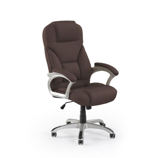 Office chair DESMOND dark brown