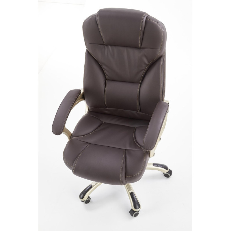 Office chair DESMOND dark brown