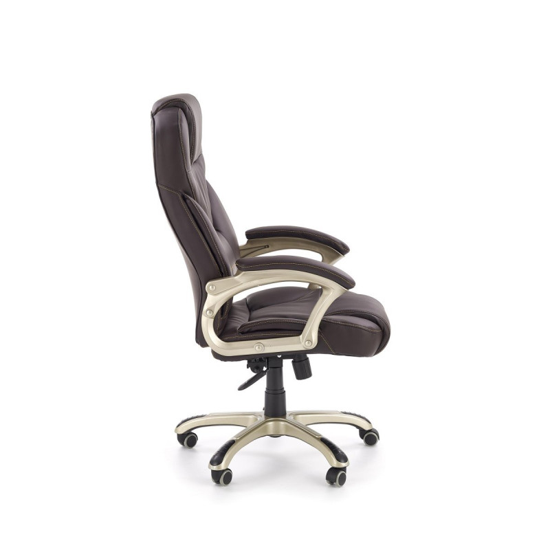 Office chair DESMOND dark brown