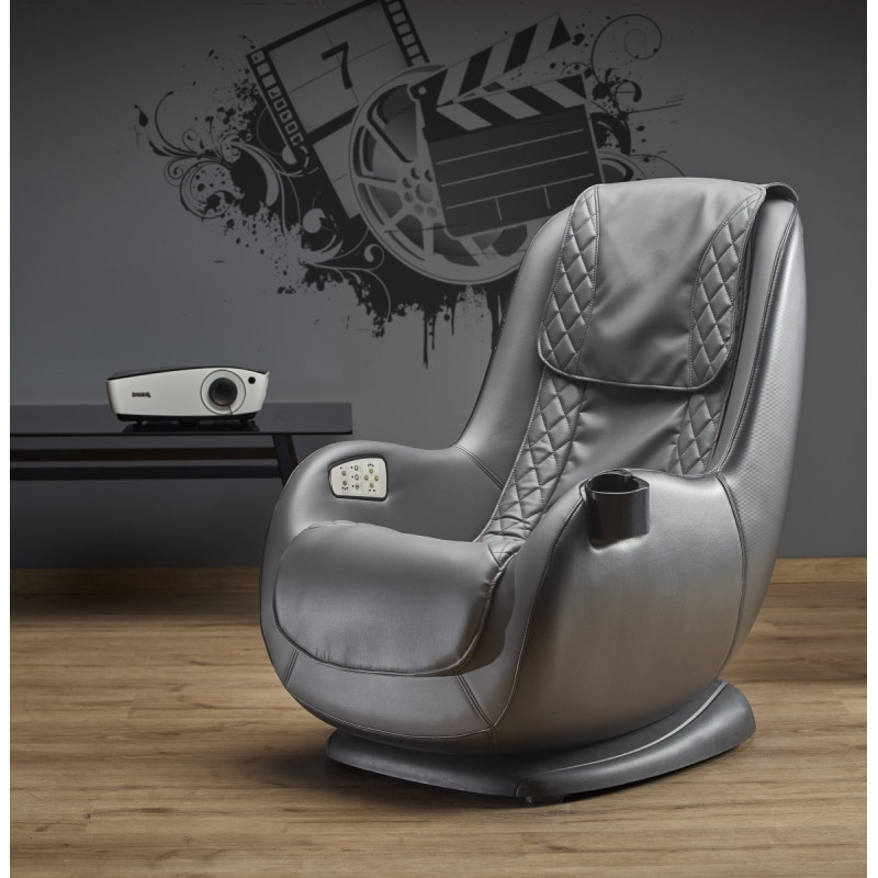 Armchair DOPIO dark grey