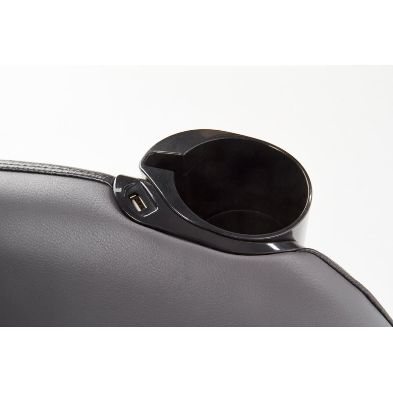 Armchair DOPIO dark grey