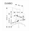 Kontoritool DUMBO roosa
