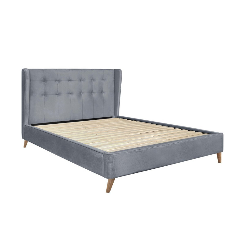 Bed 160x200 ESTELLA grey