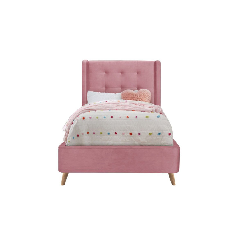 Voodi 90x200 ESTELLA roosa