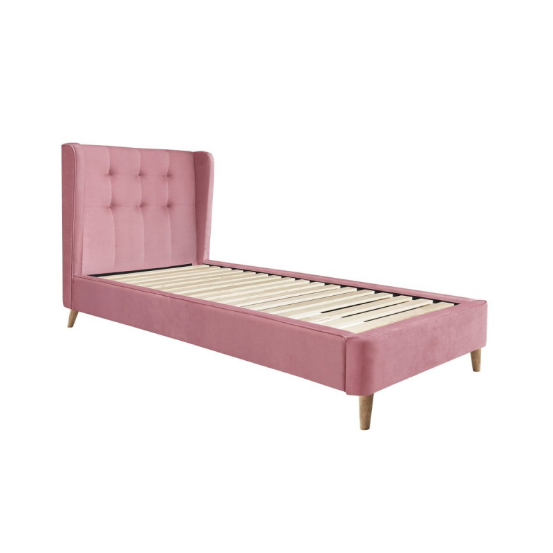 Voodi 90x200 ESTELLA roosa