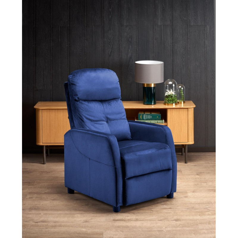 Armchair FELIPE 2 dark blue