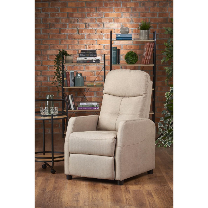 Armchair FELIPE color: beige