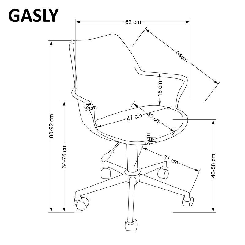 Lastetool GASLY roosa