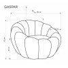 Armchair GASPAR cream