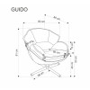Armchair GUIDO beige