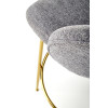 Bar Stool H116 grey / gold