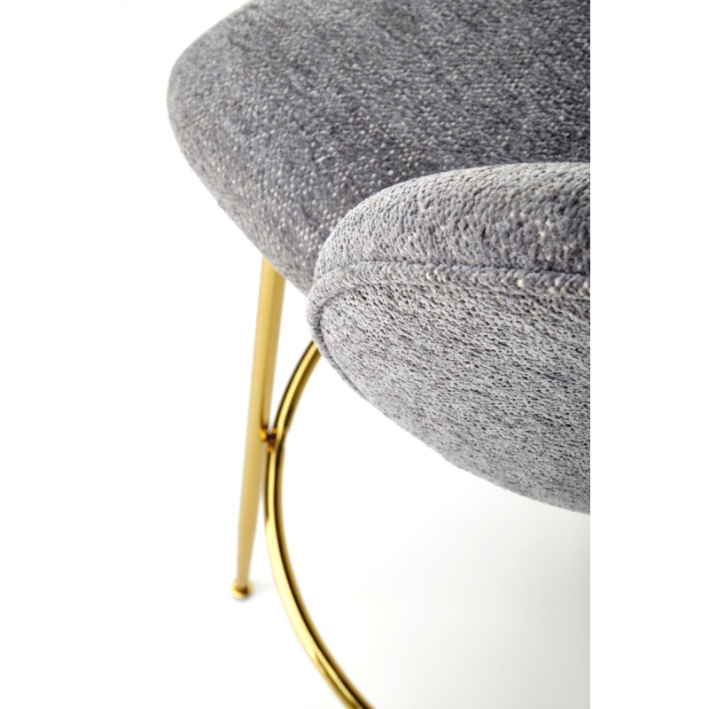 Bar Stool H116 grey / gold