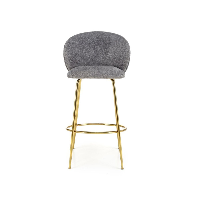 Bar Stool H116 grey / gold