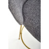 Bar Stool H116 grey / gold