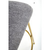 Bar Stool H116 grey / gold