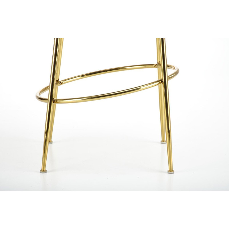 Bar Stool H116 grey / gold