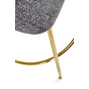 Bar Stool H116 grey / gold