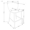 Bar Stool H119 creamy
