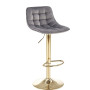Bar Stool H120 gold / dark grey