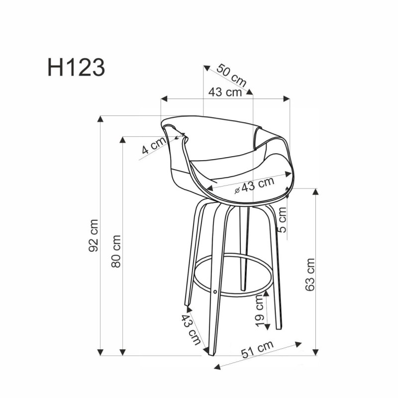 Baaripukk H123 must / pähkel