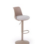 Bar Stool H127 cappuccino / grey