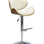 Bar Stool H44 walnut/creamy