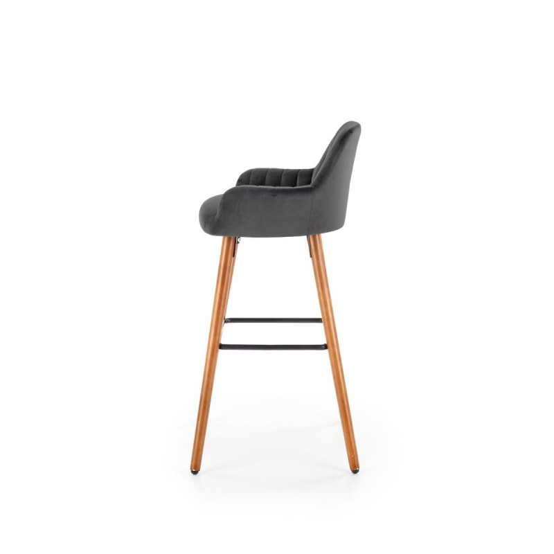 Bar Stool H93 color: dark grey