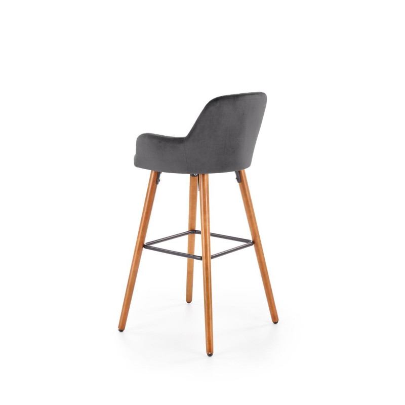 Bar Stool H93 color: dark grey