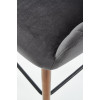 Bar Stool H93 color: dark grey