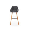 Bar Stool H93 color: dark grey