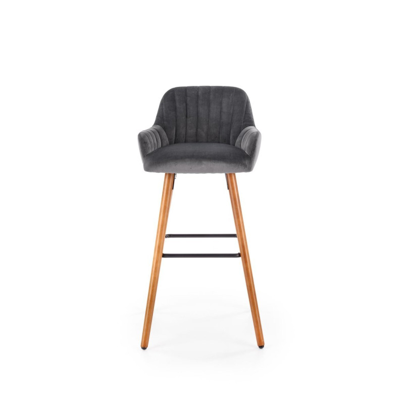 Bar Stool H93 color: dark grey