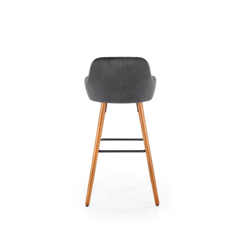 Bar Stool H93 color: dark grey