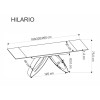 Table HILARIO black