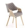 Chair K396 light oak / grey