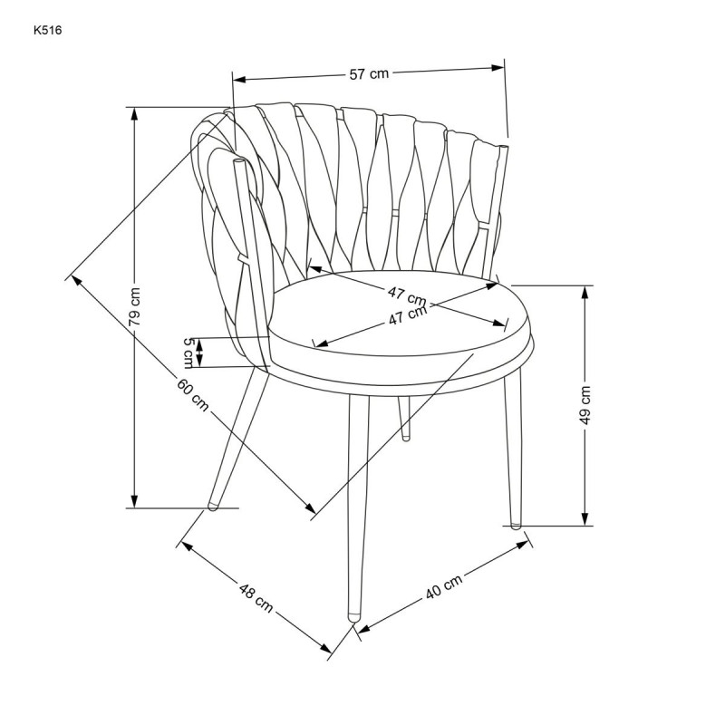 Chair K516 light beige