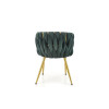 Chair K517 dark green / gold
