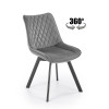 Chair K520 black / dark grey